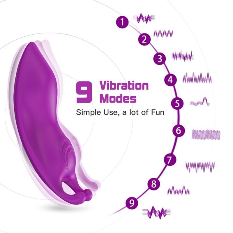 Vibratore Indossabile Punto G Armony Honeybee — Telecomando, Viola