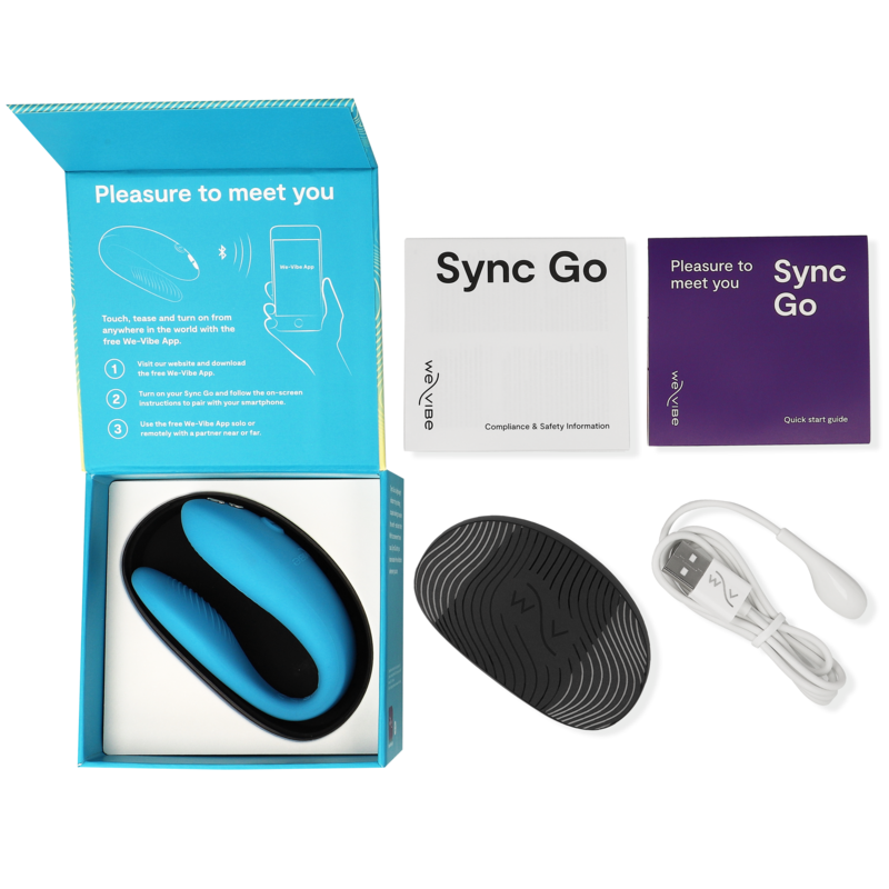 Vibratore Coppia We-Vibe Sync Go — Doppia Stimolazione, IPX7
