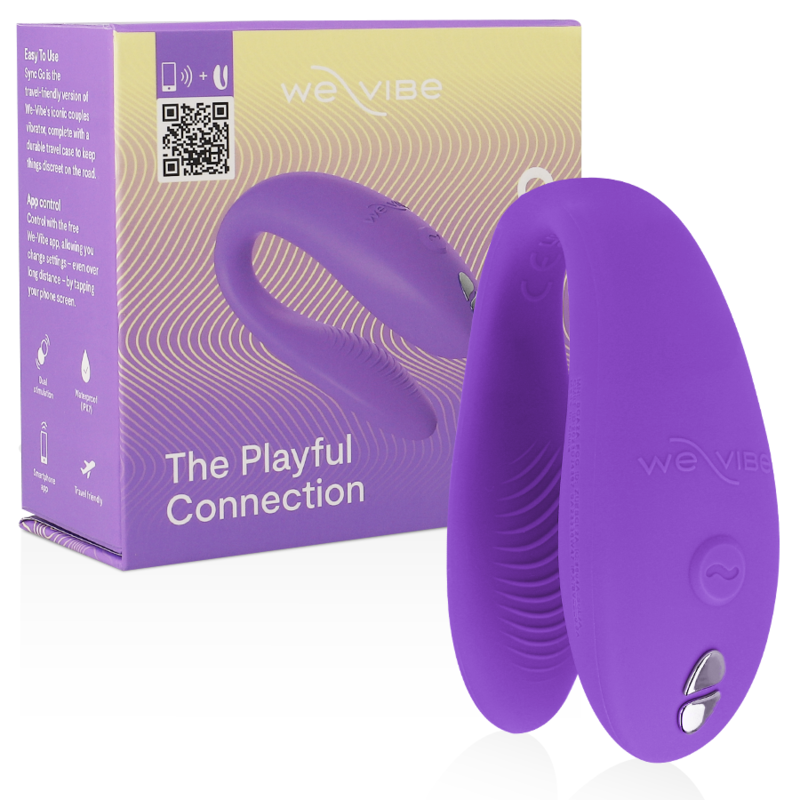 Vibratore Coppia Indossabile We-Vibe Sync Go — Impermeabile IPX7