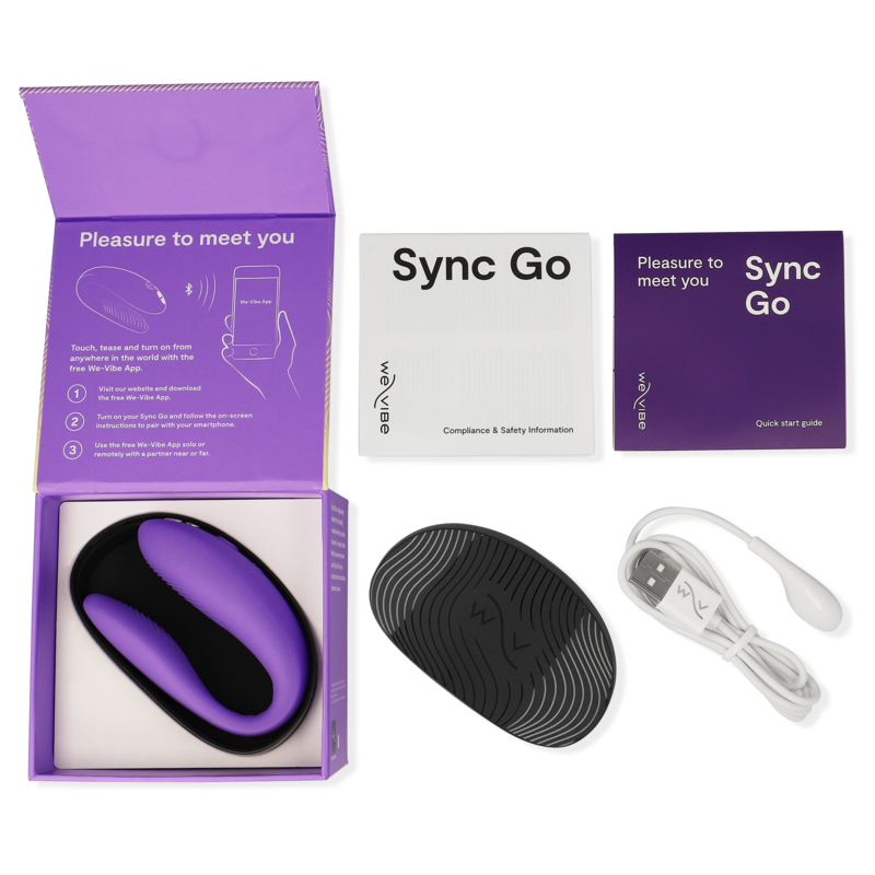 Vibratore Coppia Indossabile We-Vibe Sync Go — Impermeabile IPX7