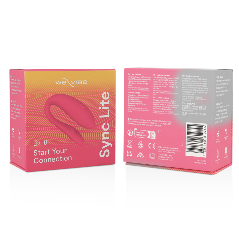 Vibratore Coppia We-Vibe Sync Lite — Stimolatore Rosa