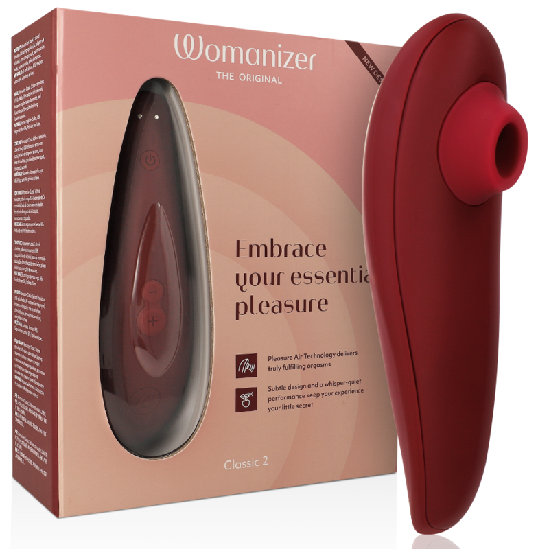 Succhia Clitoride Womanizer Classic 2 — Pleasure Air, Bordeaux