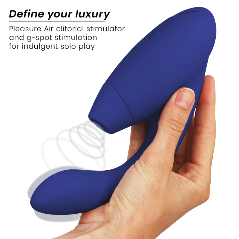 Vibratore Rabbit Womanizer Duo 2 — Punto G e Clitoride, Blu