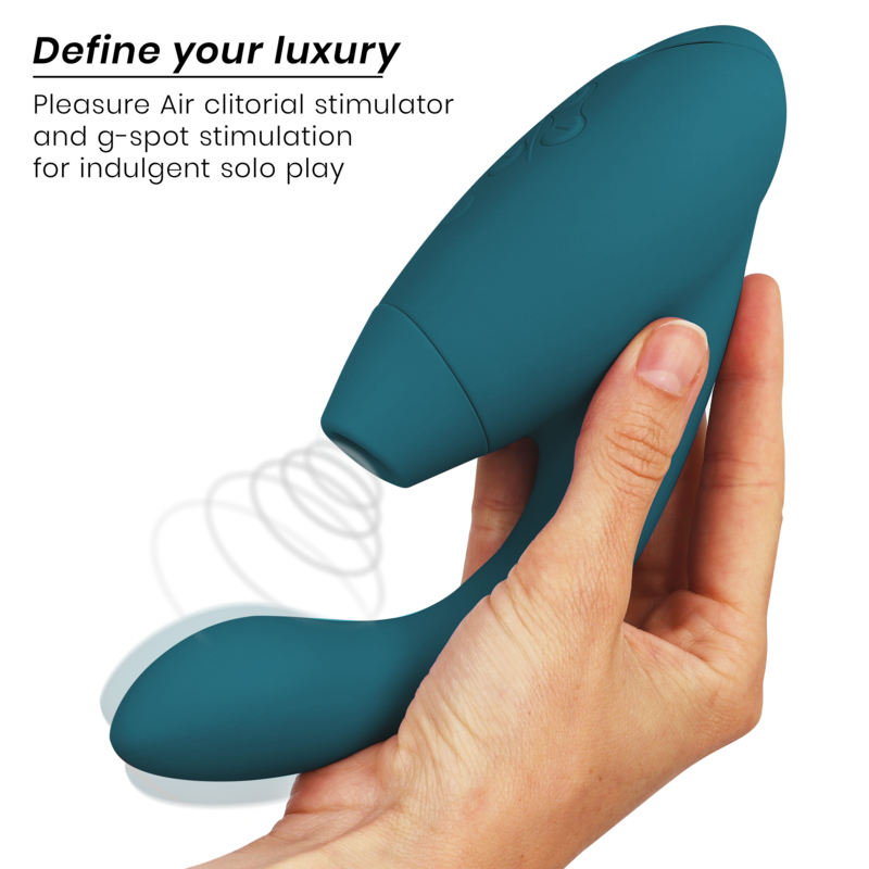 Vibratore Rabbit Womanizer Duo 2 — Clitoride e Punto G, Blu