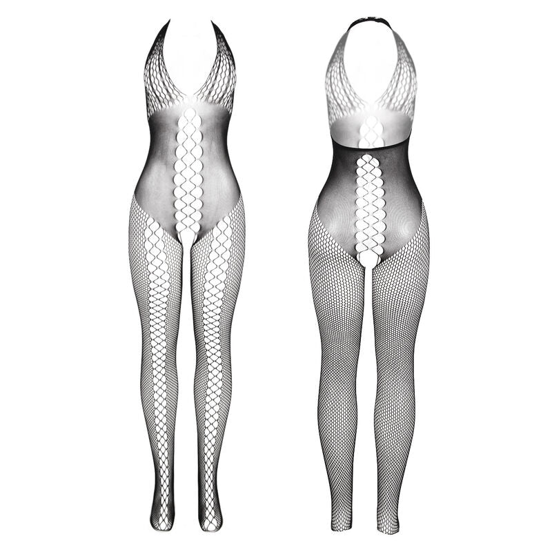 Bodystocking Schiena Aperta Subblime 951832 — Nero Taglia Unica