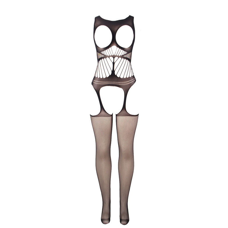 Bodystocking a Rete Subblime 951900 — Senza Cavallo, Nero