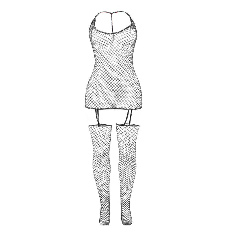 Bodystocking a Rete Lucido Subblime 951955 — Taglia Unica
