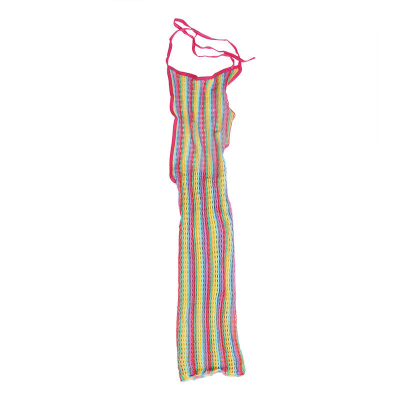 Lingerie a Rete Arcobaleno Subblime — Taglia Unica