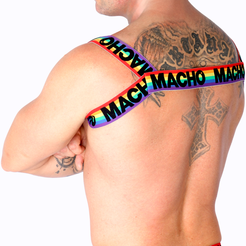 Pettorina Elastica Macho Underwear Orgoglio — Taglia S/M