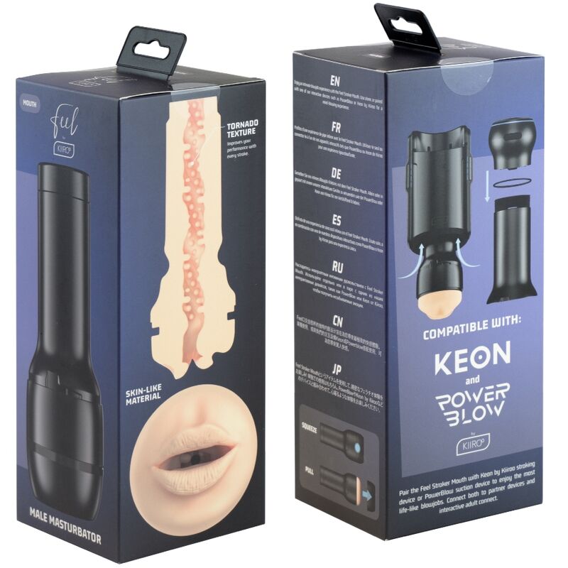 Masturbatore Orale Kiiroo Feel Mouth Stroker — TPE Interattivo