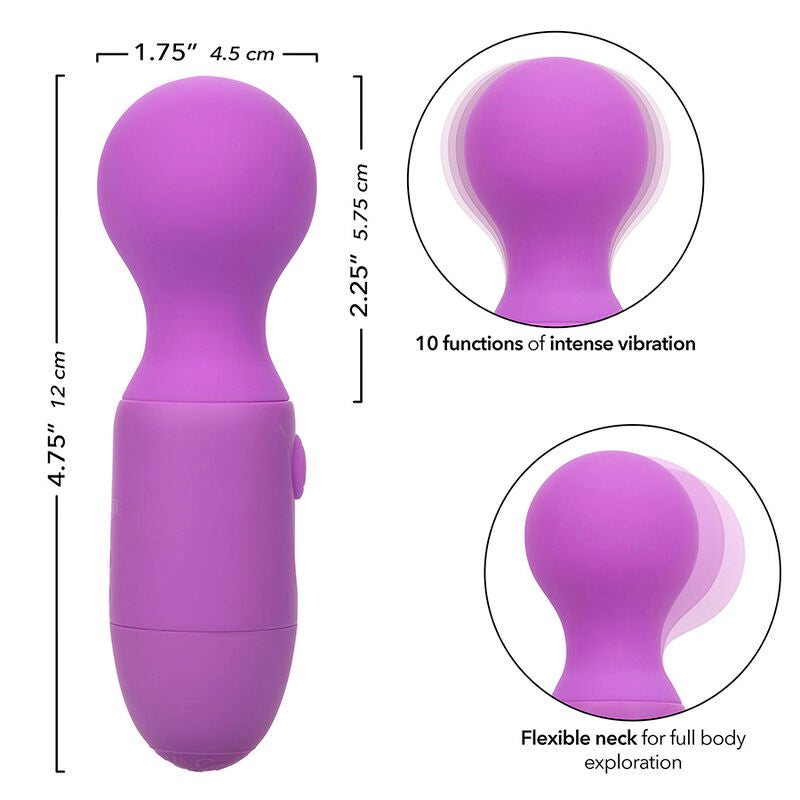 Vibratore Ricaricabile Calexotics First Time — 10 Modalità, Viola