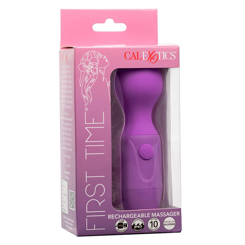 Vibratore Ricaricabile Calexotics First Time — 10 Modalità, Viola