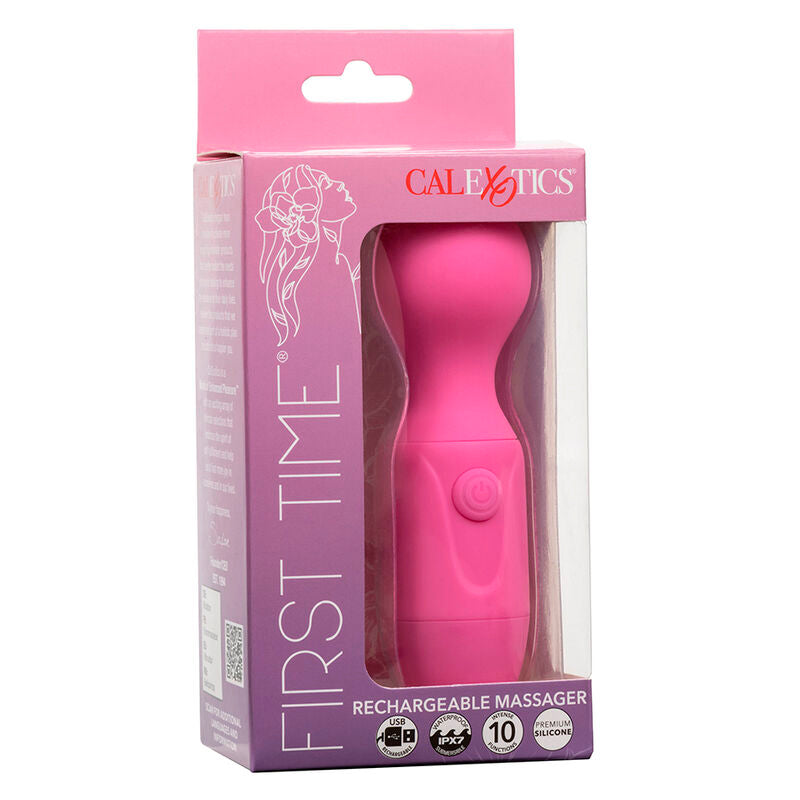 Vibratore Ricaricabile 10 Modalità Calexotics First Time — Rosa