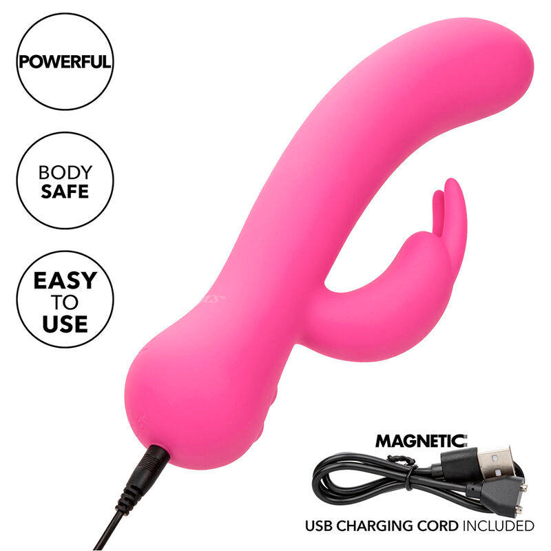 Vibratore Rabbit Ricaricabile Calexotics First Time — Rosa