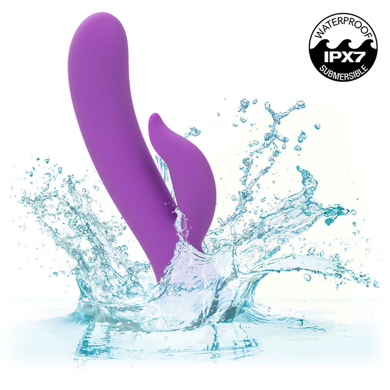 Vibratore Rabbit Ricaricabile Calexotics First Time Pleaser — Viola