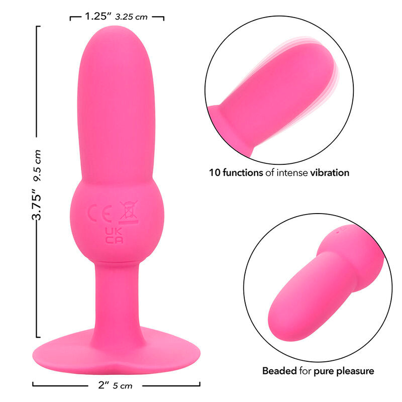 Plug Anale Vibrante Calexotics First Time Beaded — 10 Funzioni