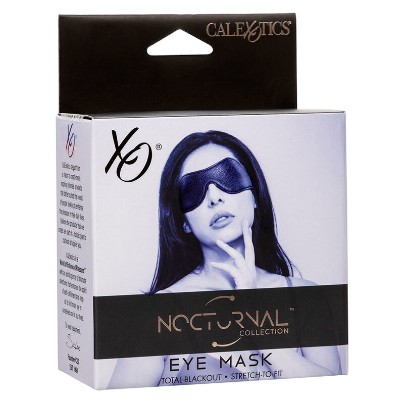 Benda per Occhi BDSM Calexotics Nocturnal — PVC Nero