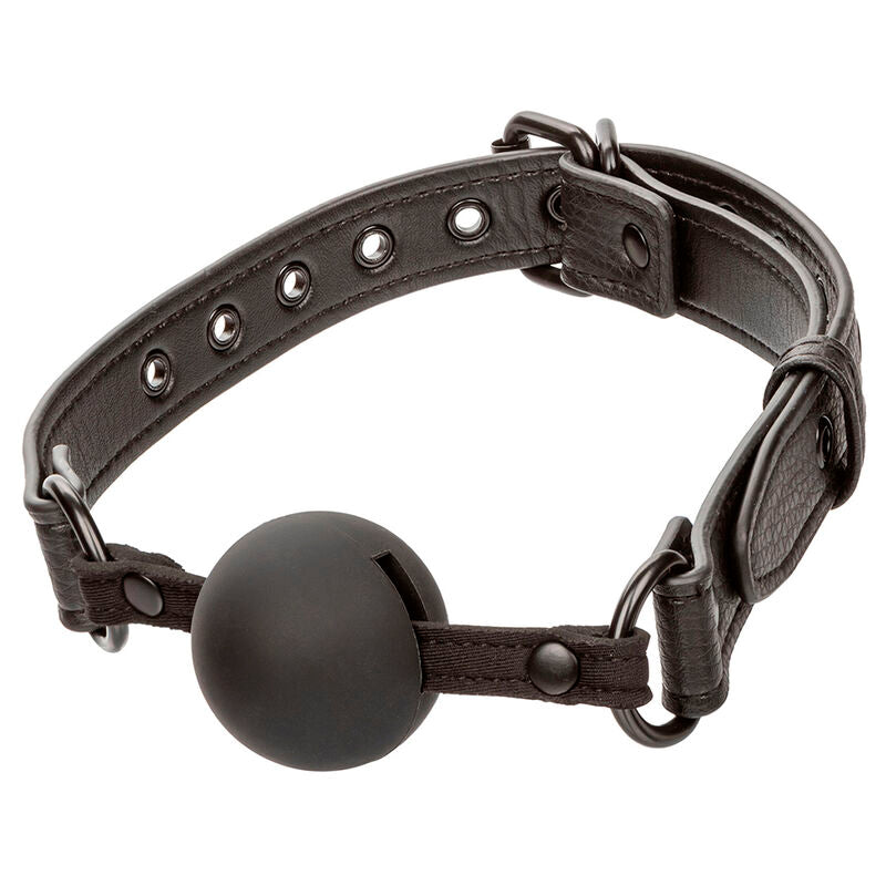 Bavaglio a Sfera BDSM Calexotics Nocturnal — Silicone Nero