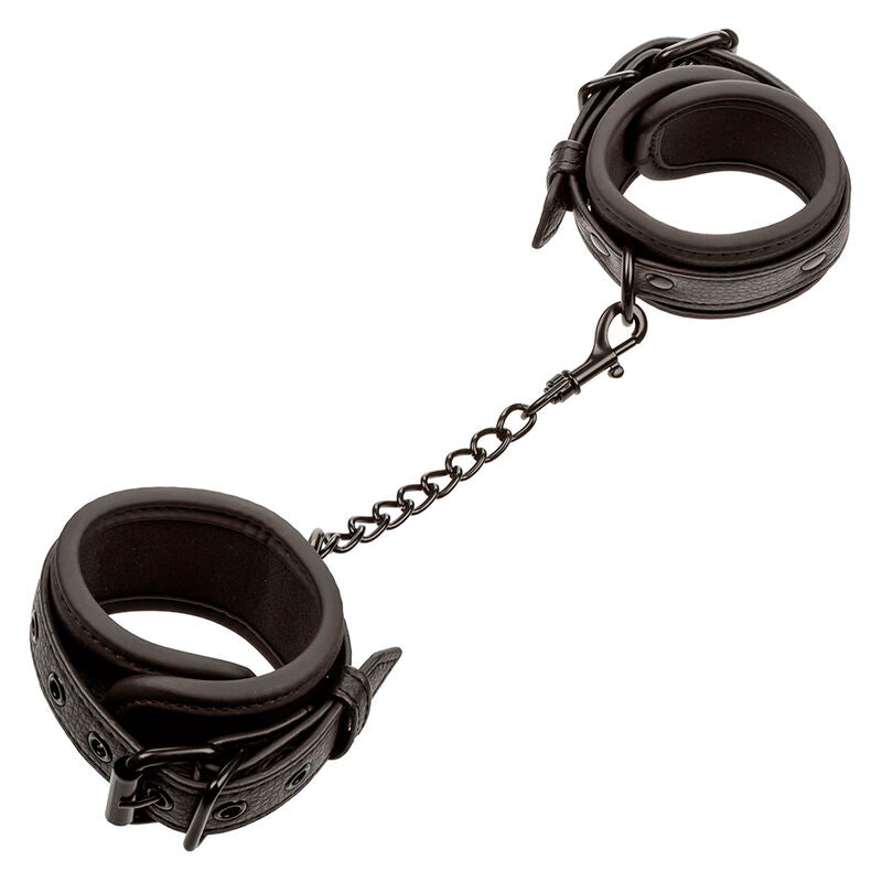 Manette BDSM in Pelle Calexotics Nocturnal — Regolabili, Nere