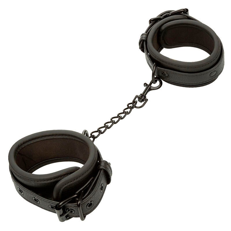 Cavigliere BDSM in Pelle Calexotics Nocturnal — Regolabili, Nere