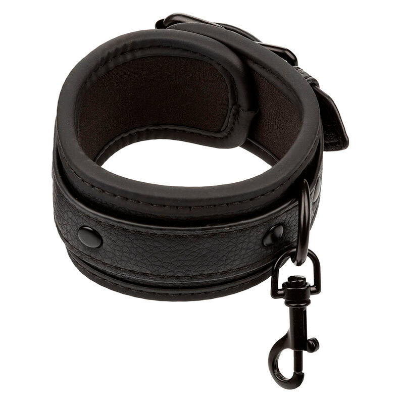 Cavigliere BDSM in Pelle Calexotics Nocturnal — Regolabili, Nere