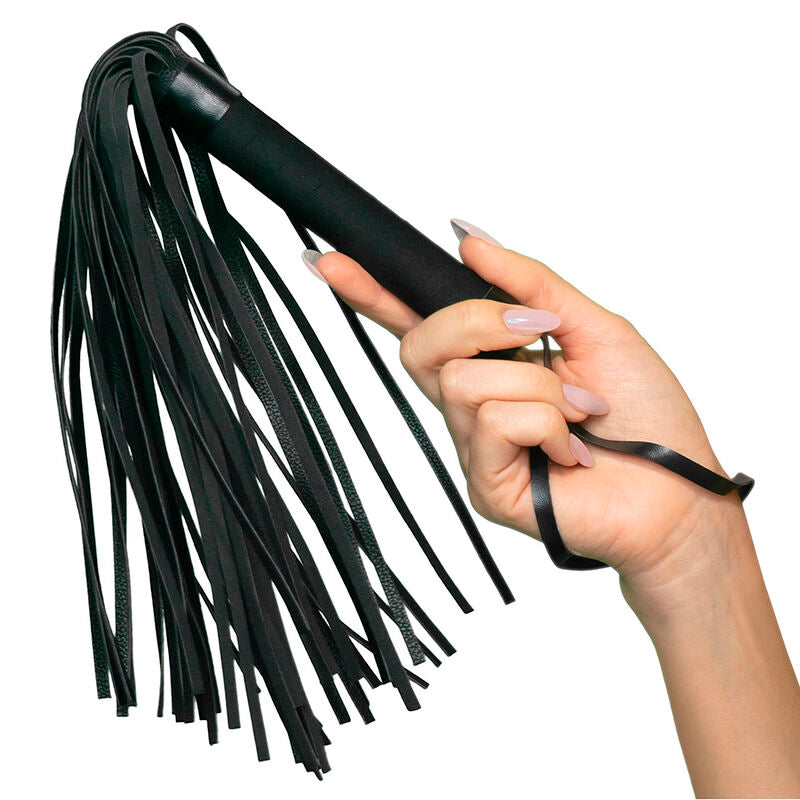 Frusta Bondage Calexotics Nocturnal Flogger — Pelle Nera