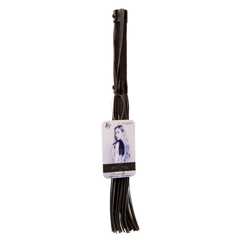 Frusta Bondage Calexotics Nocturnal Flogger — Pelle Nera
