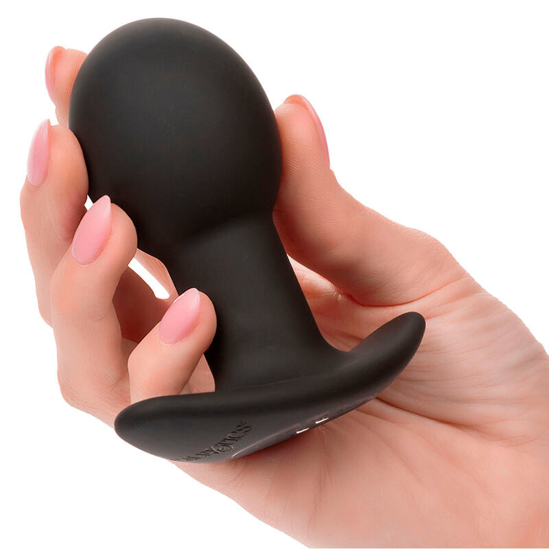 Plug Anale Vibrante Calexotics Rock Bottom — Silicone, 10 Modalità