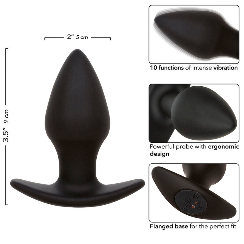 Plug Anale Vibrante Calexotics Rock Bottom Perfect — 10 Funzioni