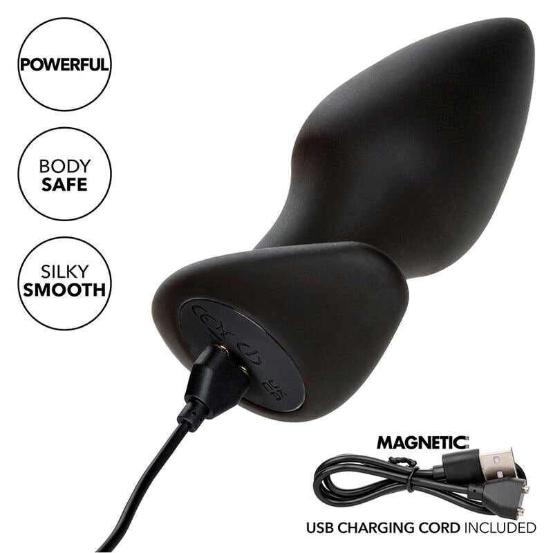 Plug Anale Vibrante Calexotics Rock Bottom Perfect — 10 Funzioni