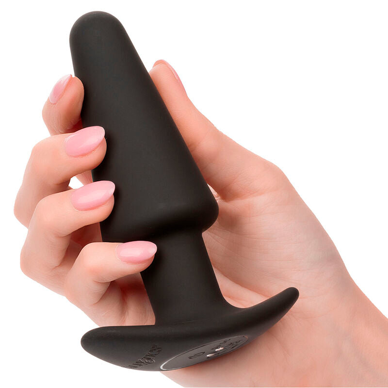 Plug Anale Vibrante Calexotics Rock Bottom — Silicone, 10 Funzioni