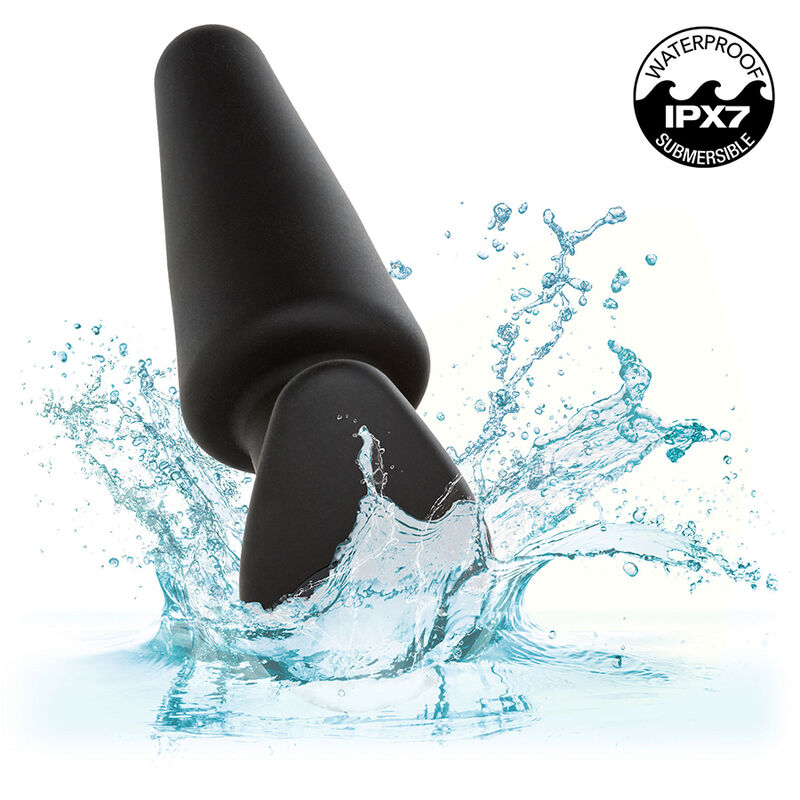 Plug Anale Vibrante Calexotics Rock Bottom — Silicone, 10 Funzioni