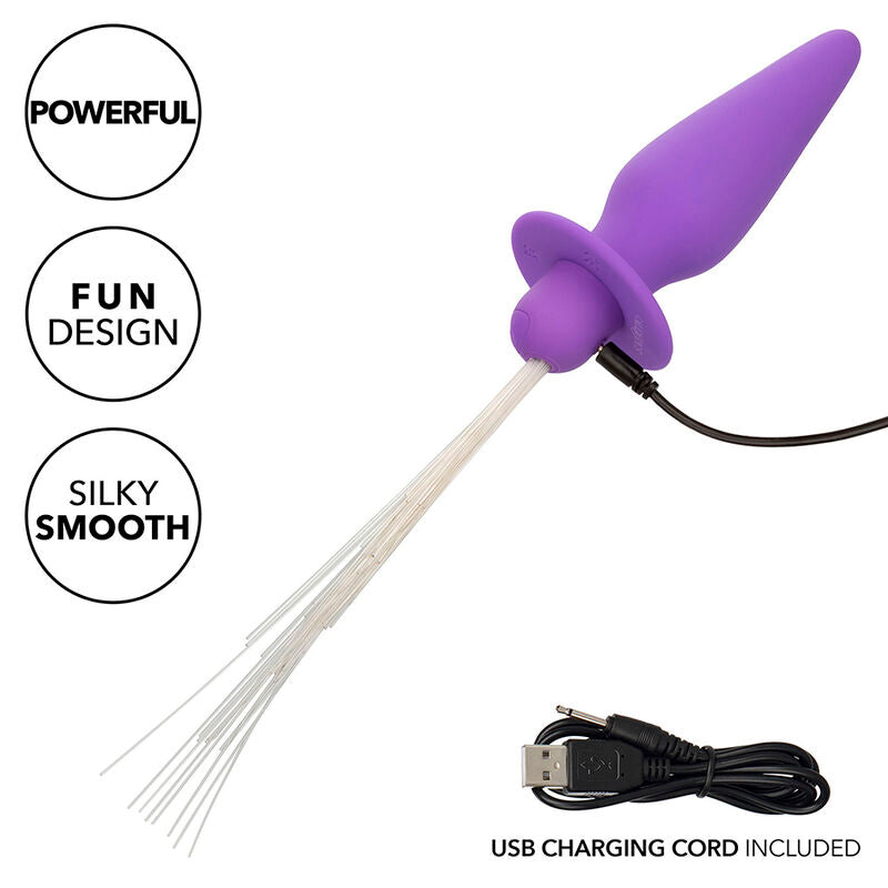 Plug Anale Vibrante LED Calexotics Southern Lights — 10 Funzioni