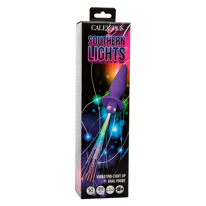 Plug Anale Vibrante LED Calexotics Southern Lights — 10 Funzioni