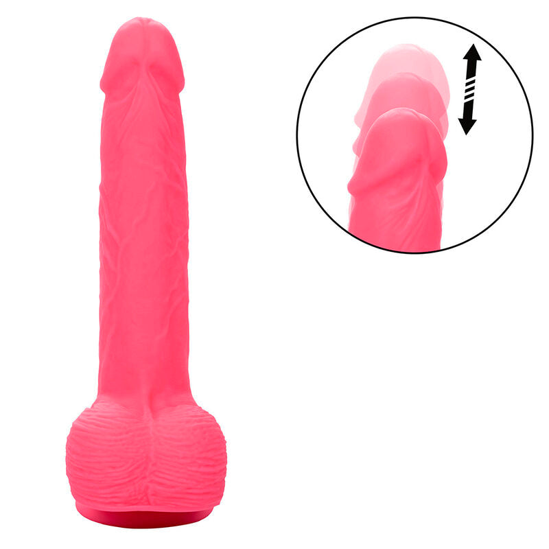 Dildo Realistico Vibrante con Spinta Calexotics Studs — 17,75 cm