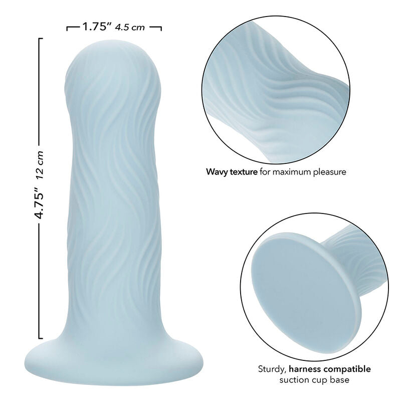 Plug Anale Calexotics Wave Rider Foam — Silicone, Blu