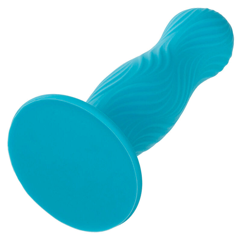 Plug Anale Calexotics Wave Rider Swell — Silicone, Blu
