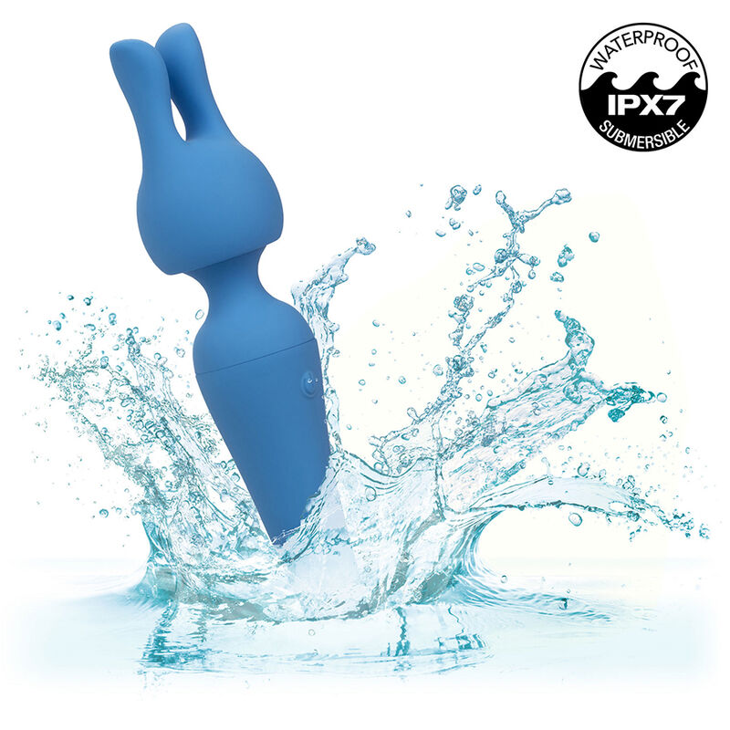Vibratore Wand Calexotics Couture Kit — 10 Vibrazioni, Blu