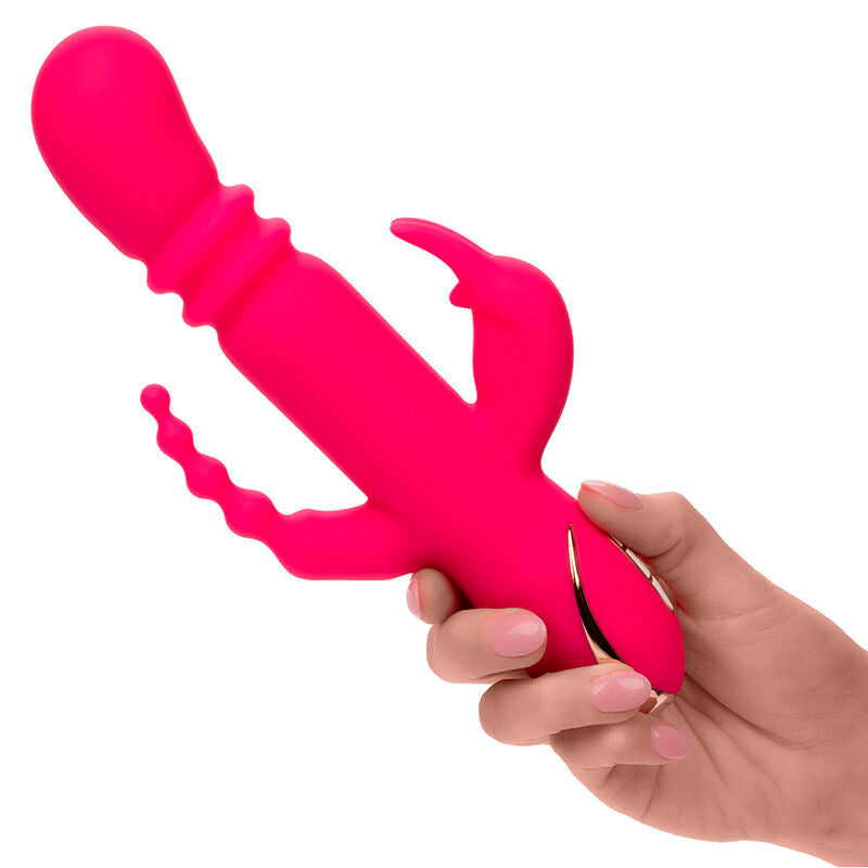 Vibratore Rabbit Riscaldato Calexotics Jack Fantasy — Silicone
