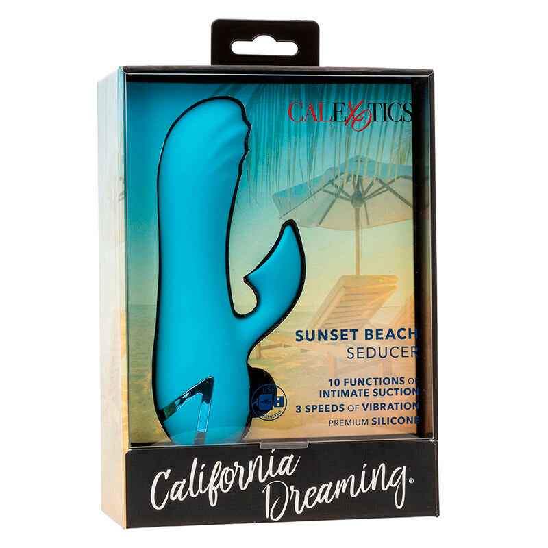 Stimolatore Calexotics Sunset Beach Seducer 10 Funzioni — Blu