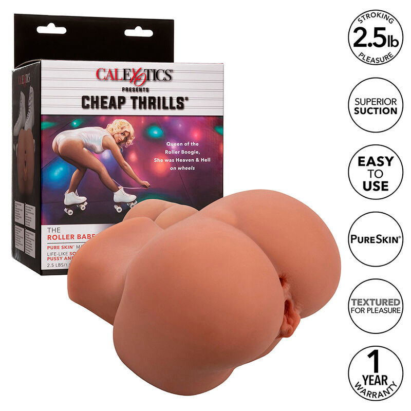 Masturbatore Realistico Doppio Ingresso Calexotics Roller Babe