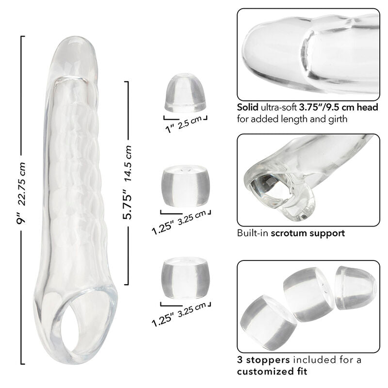 Guaina Fallica Estensore Calexotics Performance Maxx — 9,5 cm