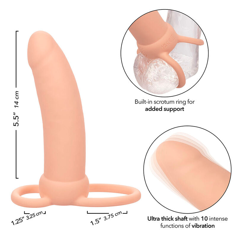 Guaina Fallica Vibrante Calexotics Maxx Thick — 10 Modalità