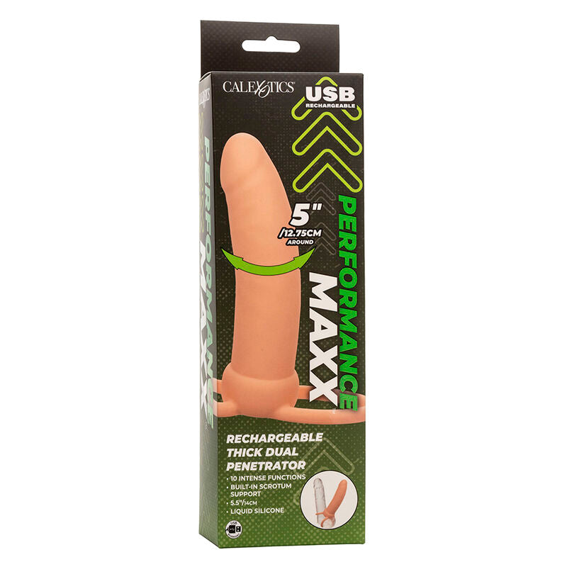 Guaina Fallica Vibrante Calexotics Maxx Thick — 10 Modalità