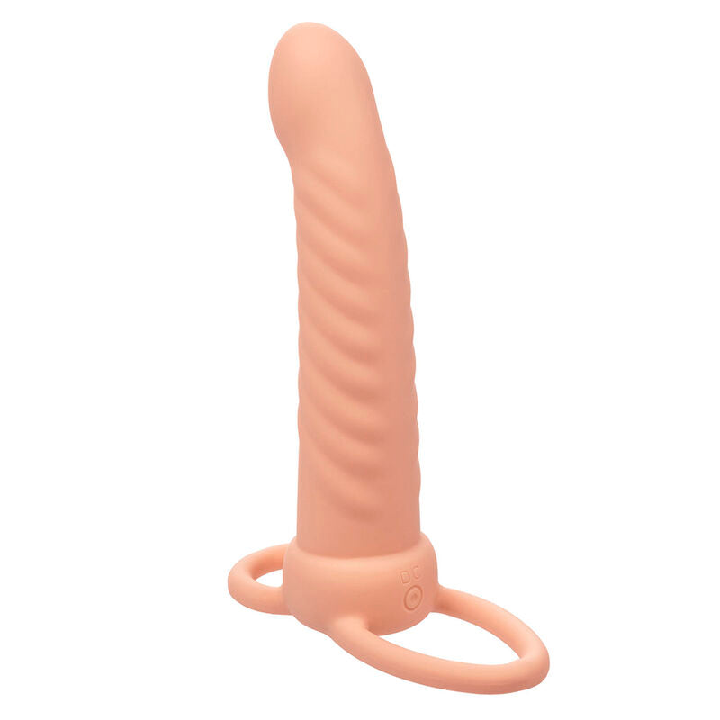 Guaina Fallica Vibrante Doppia Calexotics Maxx Ribbed — 10 Modalità