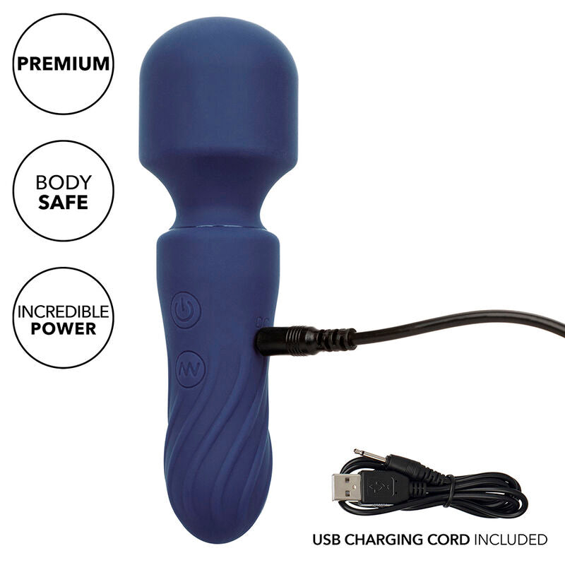 Vibratore Wand Calexotics Charisma Charm — Silicone, 12 Funzioni