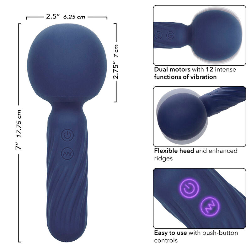 Vibratore Clitoride Calexotics Charisma Seduction — 12 Funzioni, Viola