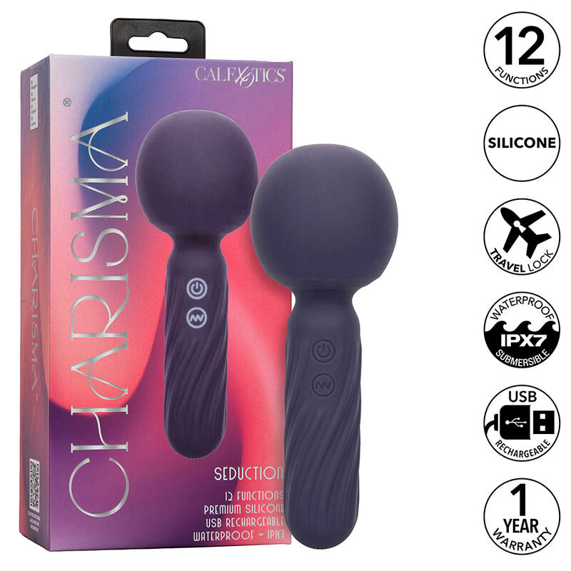 Vibratore Clitoride Calexotics Charisma Seduction — 12 Funzioni, Viola
