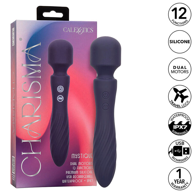 Vibratore Rabbit Calexotics Charisma Mystique — 12 Funzioni, Viola