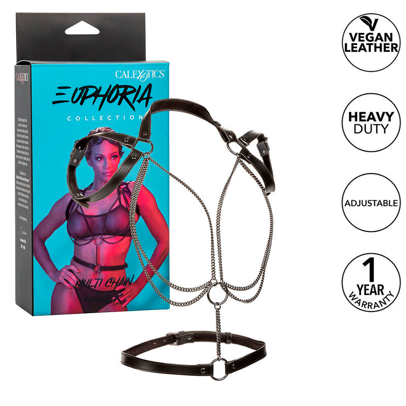 Reggiseno con Catene Calexotics Euphoria Halter Harness